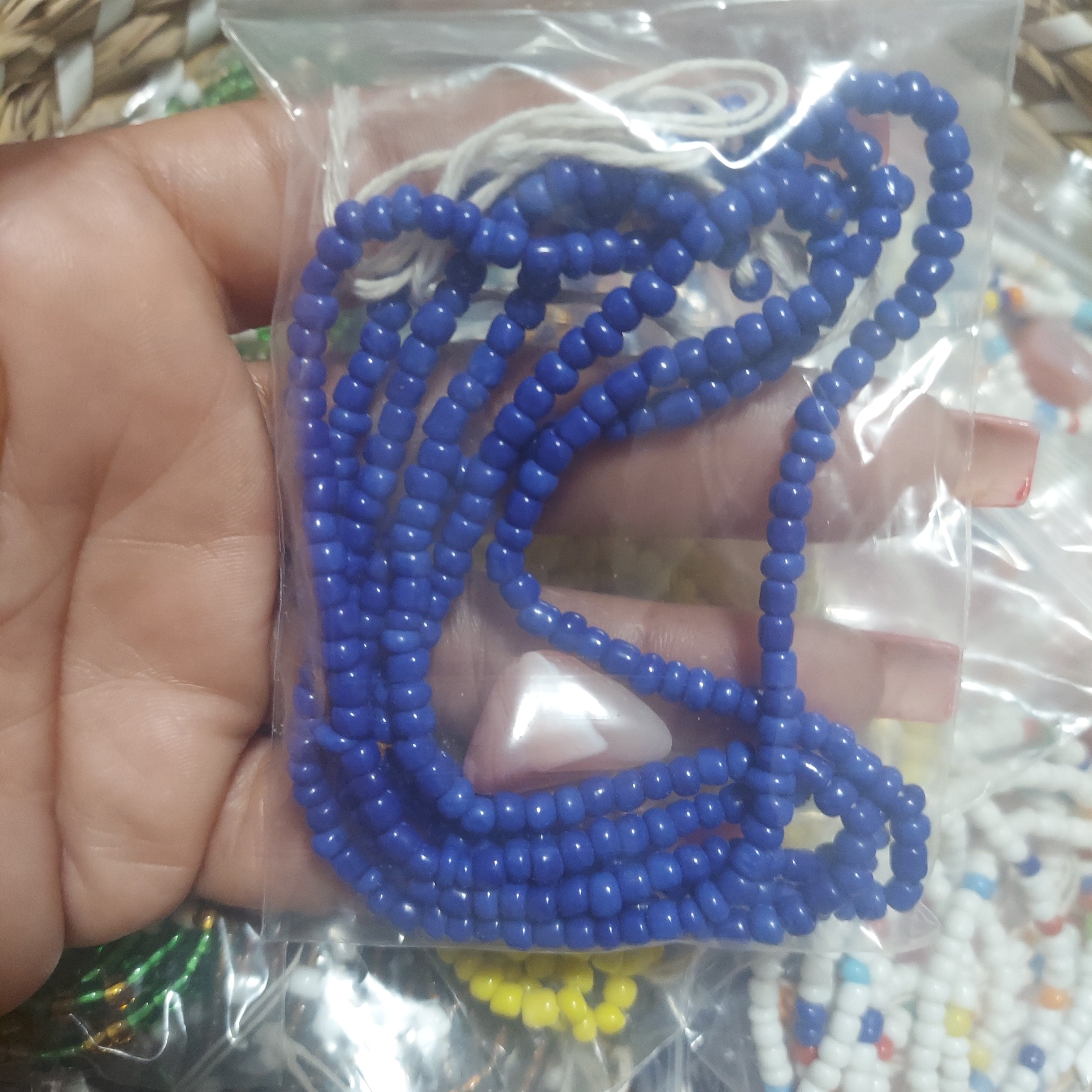 Blessed waistbeads (solid blue)