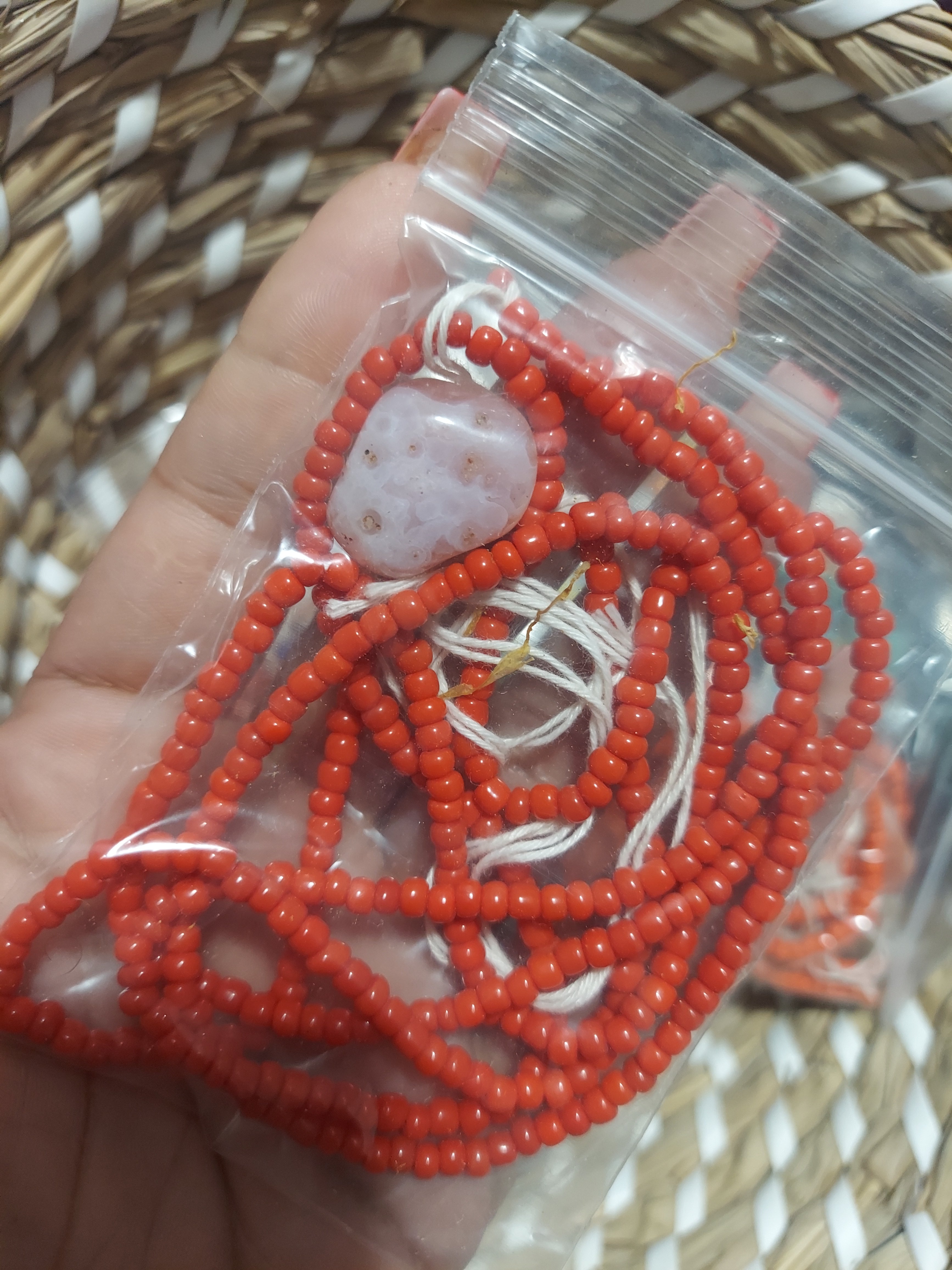 Blessed waistbeads (red)