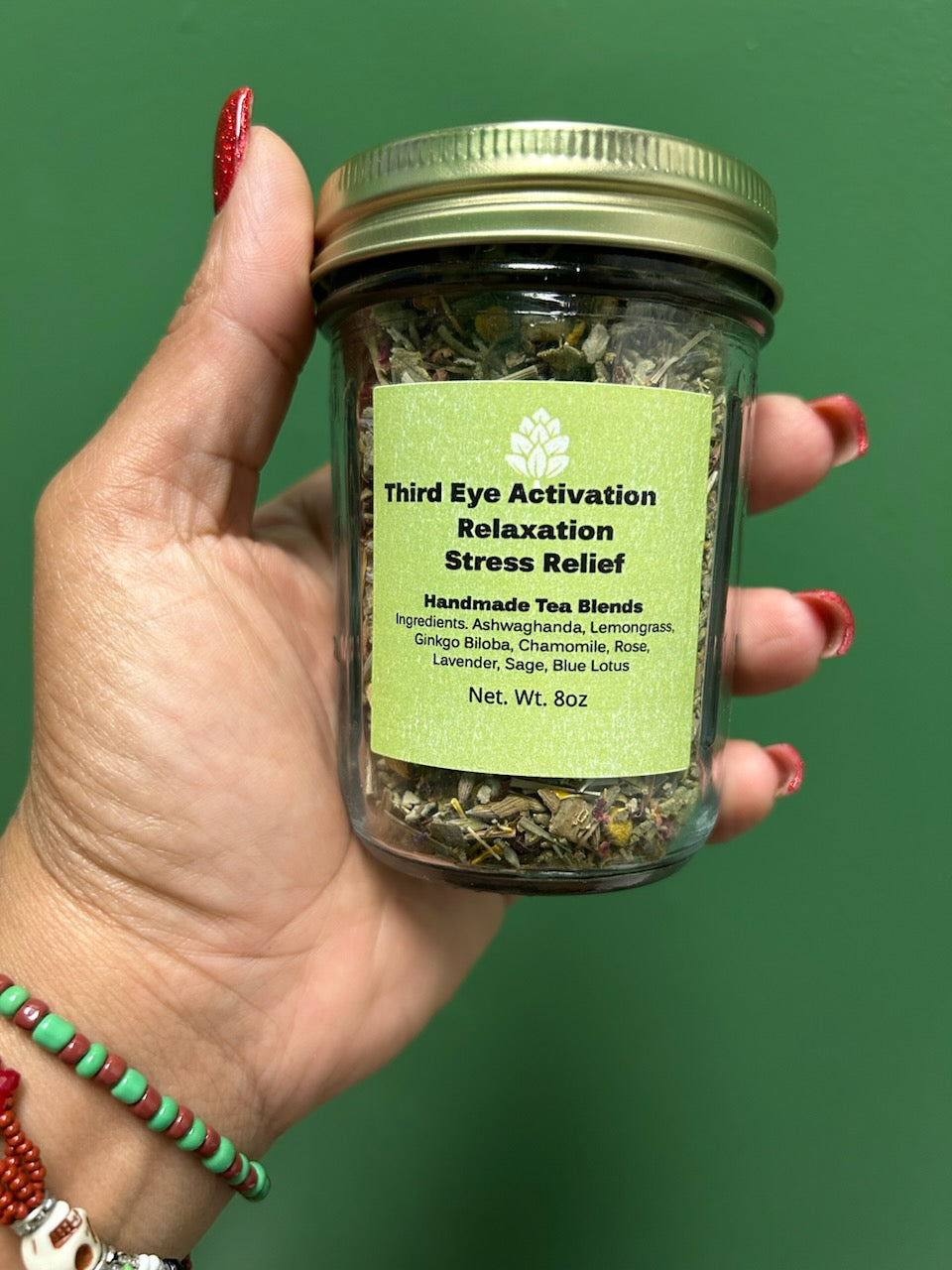 Third Eye Activation, Relaxation and Stress Relief tea 8oz