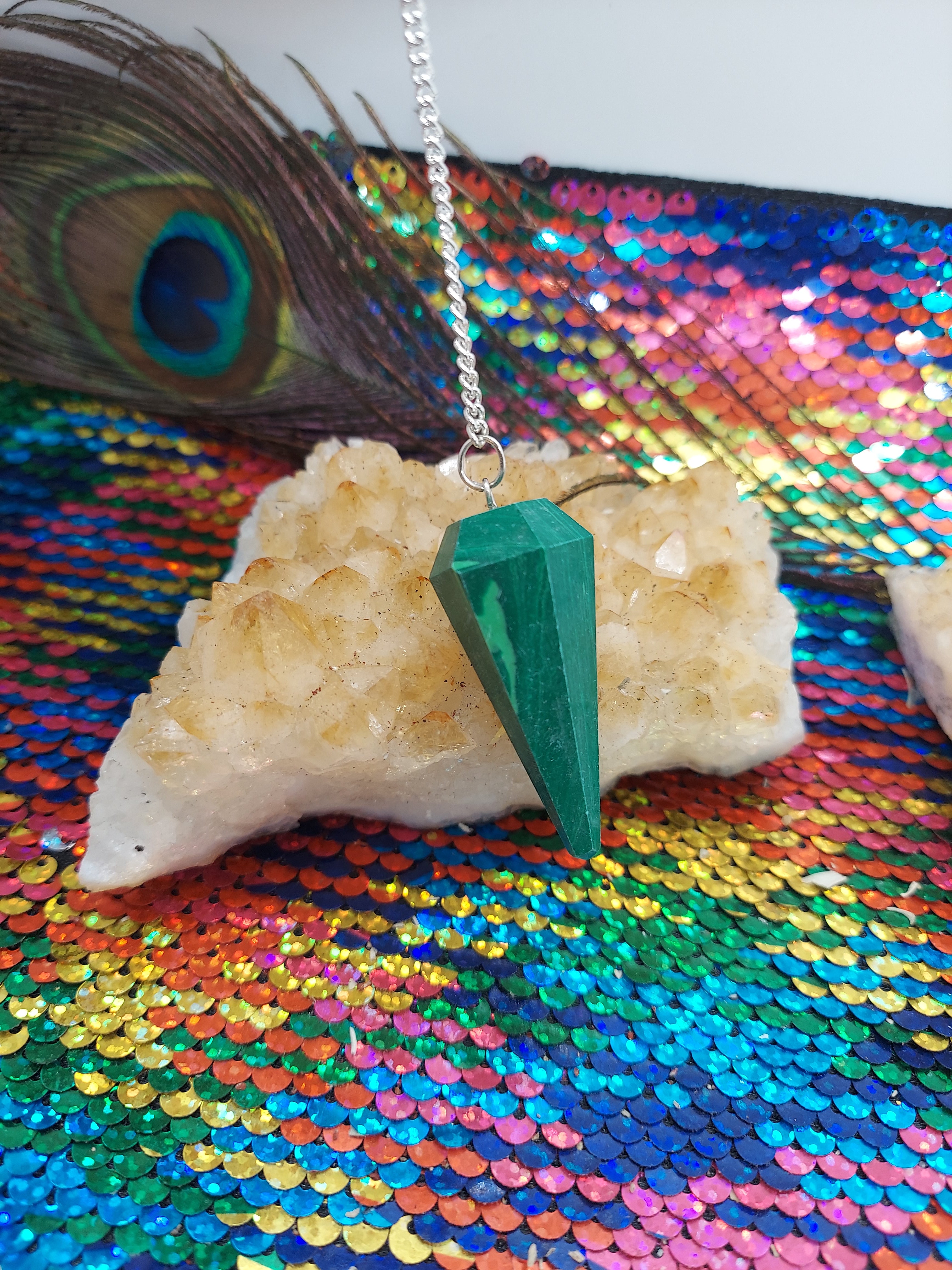 Malachite Pendulum