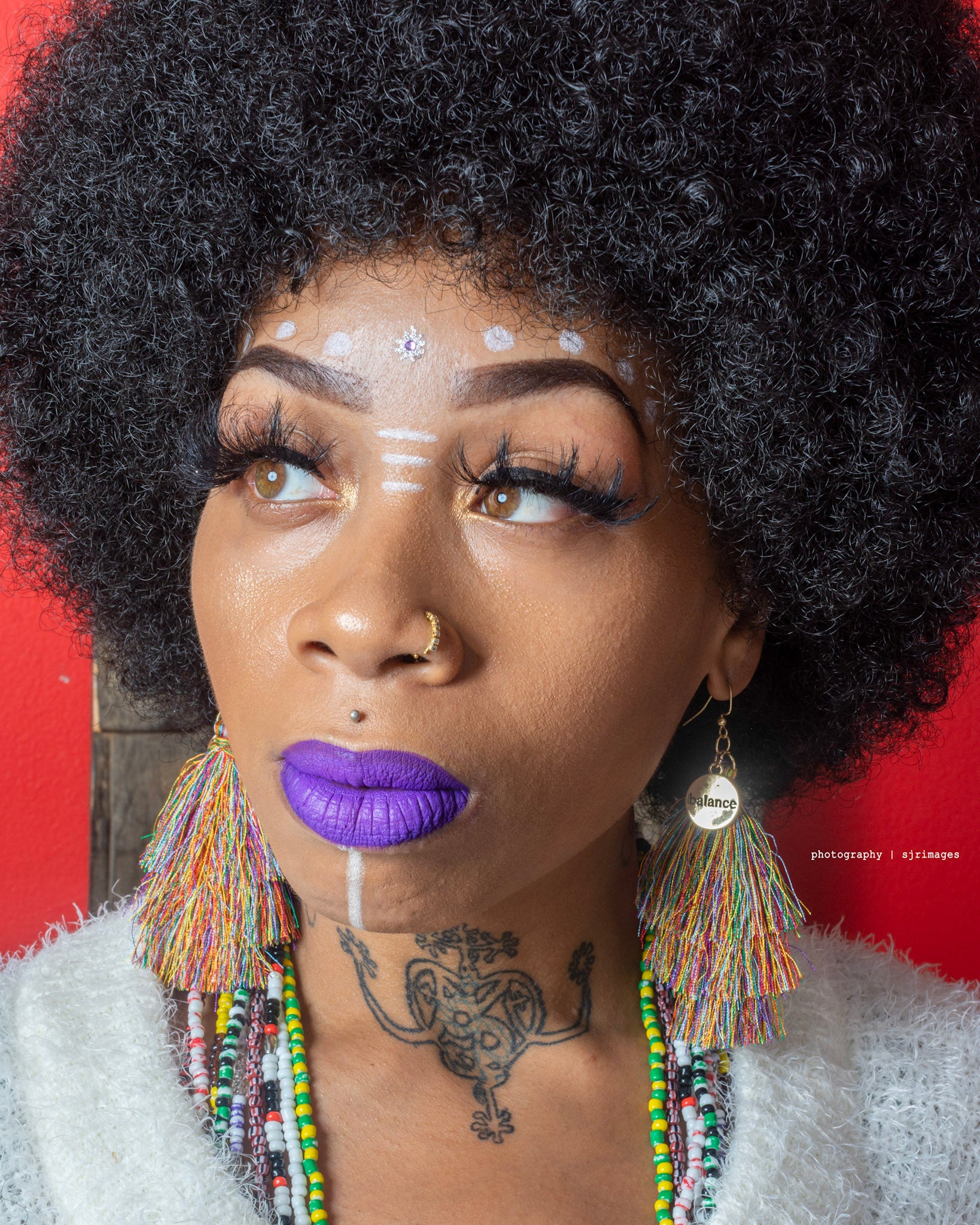 GODdess Affirmation earrings (multi colored)